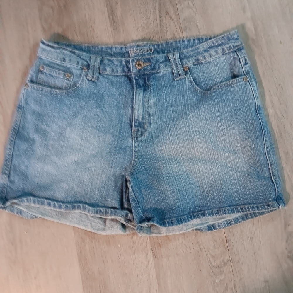 Massini Women's Light Blue Jean Shorts